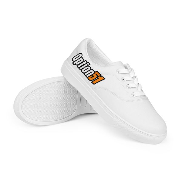 Option 51 White Canvas Shoes