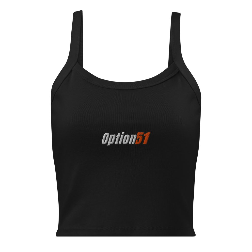 Option 51 Embroidered Tank Top